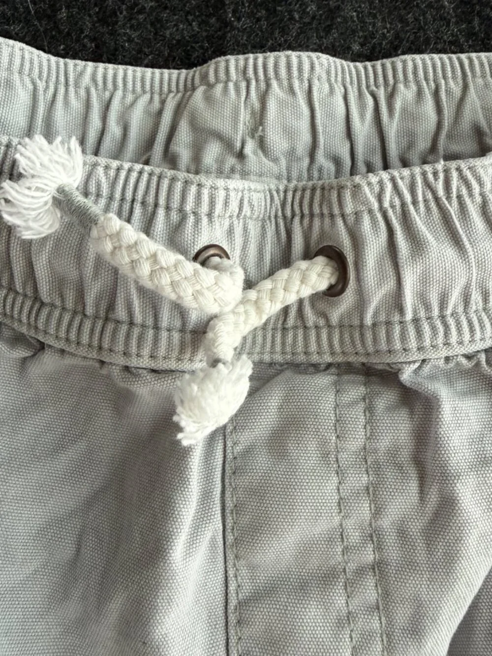 Cat & Jack Boys Large 12/14 Gray Drawstring Shorts
